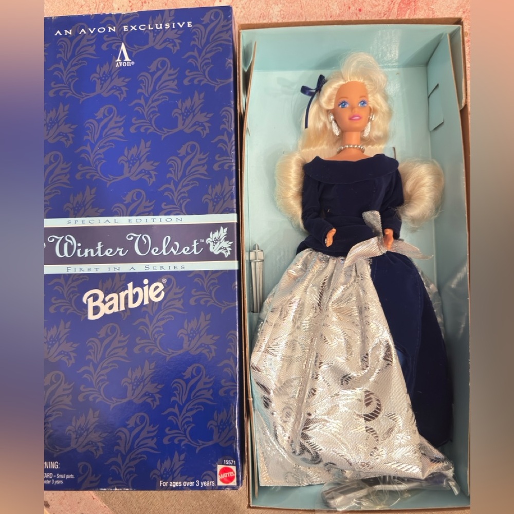 Avon Exclusive Winter Velvet Barbie